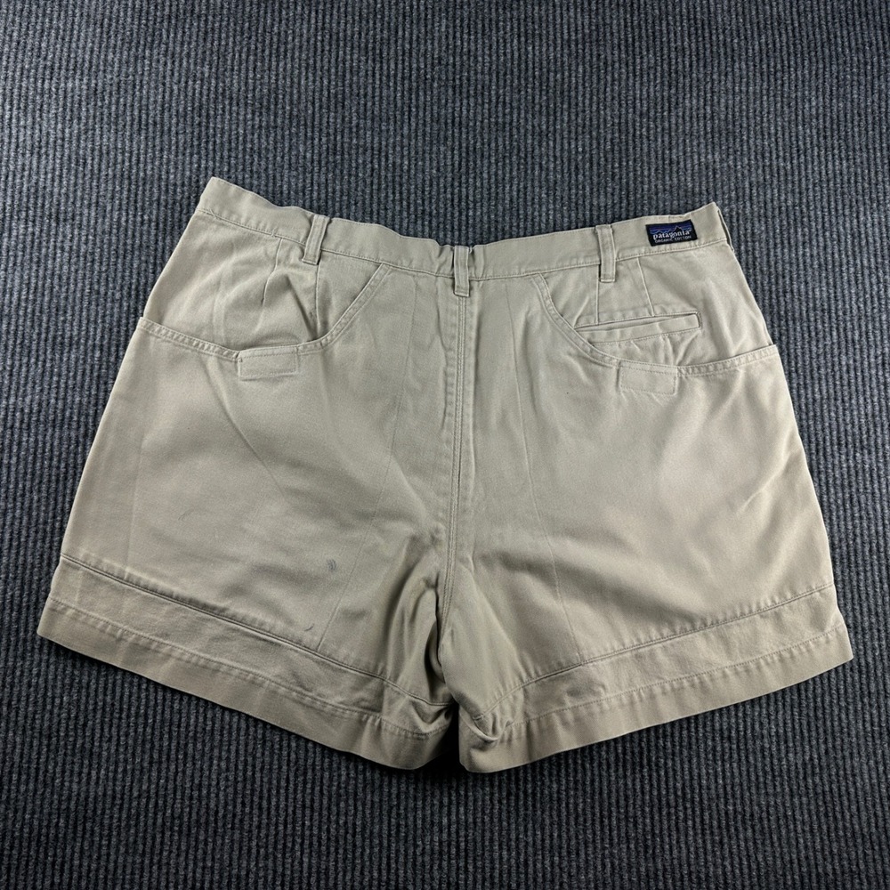 Patagonia Stand Up Shorts Mens 38 Khaki Tan Organic Cotton Canvas 5 In Utility